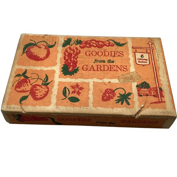 Rare Vintage Callaway Gardens Goodies from the Gardens 12-Jar Sampler Box - Picture 2 of 12